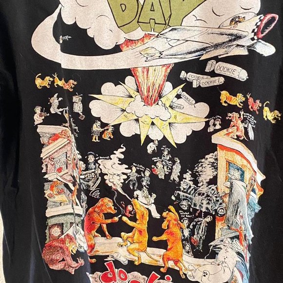 Men's multi Green Day Dookie T-shirt Size Medium - Picture 2 of 4